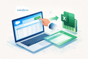export salesforce listview to excel